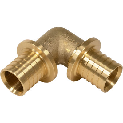 Угол для труб из сшитого полиэтилена равнопроходный Рехау Rautitan MX DZR латунь