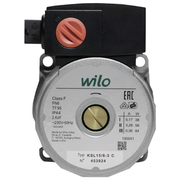 Двигатель циркуляционного насоса Wilo KSL-15/6-3C (по часовой стрелке) (0020094635, 0020094635.DVA, 0020078492.DVA, 453244, 4533925)
