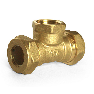 Тройник для гофрированной трубы с внутренней резьбой ВР Ø20х3/4"х20 Stahlmann IWS STFL2003/420BEF