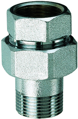 Американка внутренняя/наружная резьба под конус Хром FAR латунь