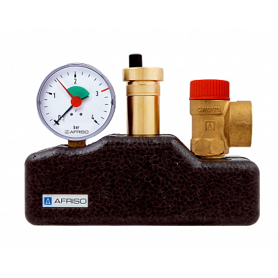 Группа безопасности котла вн 1" 3 бар до 100 кВт в теплоизол. Afriso KSG maxi