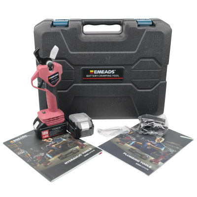 Ножницы аккумуляторные для резки труб Ø0-36 мм Emeads в чемодане