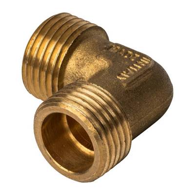 Угол латунный наружная/наружная резьба Stout