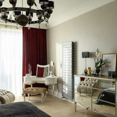 Радиаторы Royal Thermo PianoForte Tower 500 Silver Satin биметаллические, серебристые боковое подключение