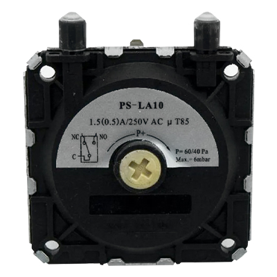 Реле давления воздуха PS-LA10 с регулятором 0,6 мБар (30232, 36402631, 39817510), PS-LA10-0.6mbar