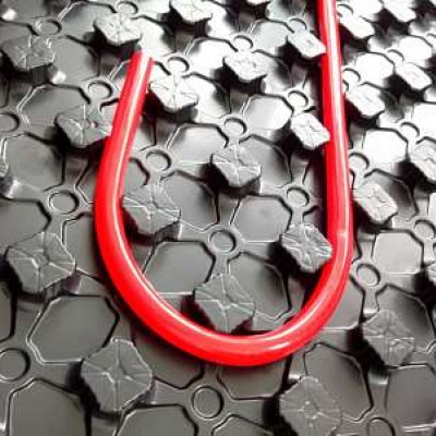 Мат для тёплого пола с бобышками Экопол S=0,88 м2 с покрытием