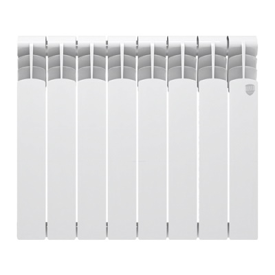 Радиаторы Royal Thermo Revolution Bimetall 350 биметаллические, белые боковое подключение
