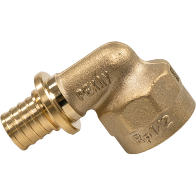 Угол переходной с внутренней резьбой для труб из сшитого полиэтилена Рехау Rautitan MX DZR латунь