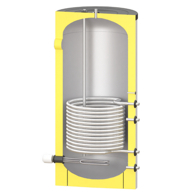 Бойлер комбинированный S-Tank Solar SS 750 703 л. БЕЗ ТЭНа в комплекте, один теплообмен. 48 кВт напольный