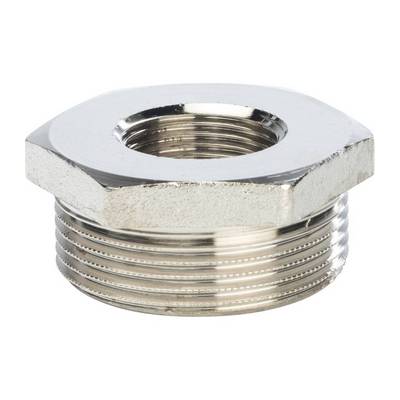 Футорка латунная наружная/внутренняя резьба никелированная Stout