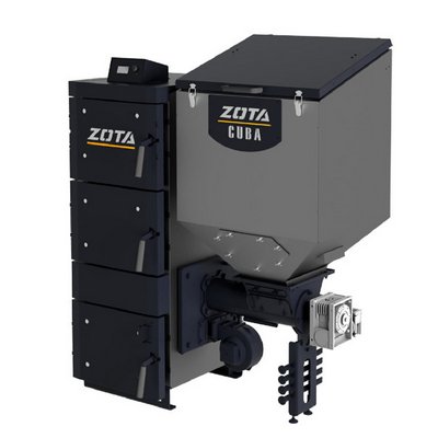 Котёл твёрдотопливный автоматический Zota Cuba 32 ZC4931120032