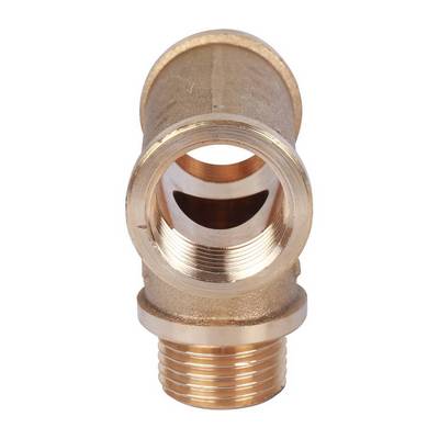 Тройник латунный внутренняя/наружная/внутренняя резьба Stout