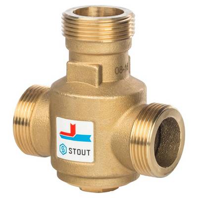 Клапан антиконденсационный НН 11/4" Тоткр.=55 °С KVs=9 м³/час Stout SVM-0030-325504