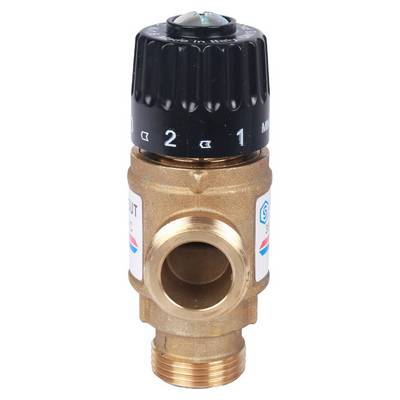 Клапан термостатический 35-60 °С KVs=1,6 м³/час с боковым смешением 3/4" НР Stout SVM-0120-166020