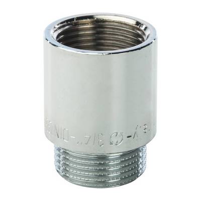 Удлинитель латунный внутренняя/наружная резьба хромированный Stout