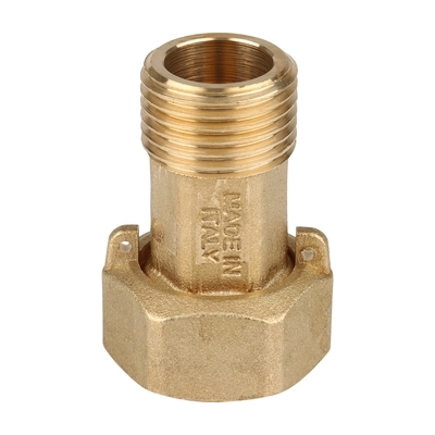 Соединение латунное с НАКИДНОЙ ГАЙКОЙ для счётчика внутренняя/НАРУЖНАЯ резьба ВН 3/4"х1/2" Itap 15