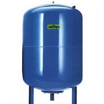 Гидроаккумулятор для водоснабжения 100 л 1" (10 бар) синий Reflex DE 7306600