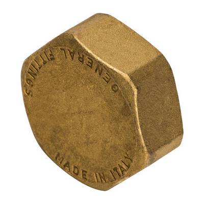 Заглушка латунная внутренняя резьба Stout