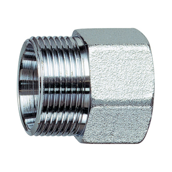 Переходник внутренняя-наружная метрическая резьба хром FAR латунь