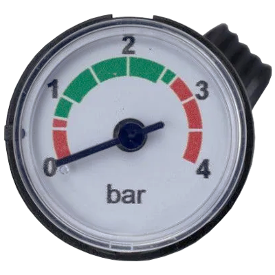 Манометр капиллярный для котлов Bosch/ Buderus 0-4 бар Ø28 мм (87186457920), CPG28-BP-40mm