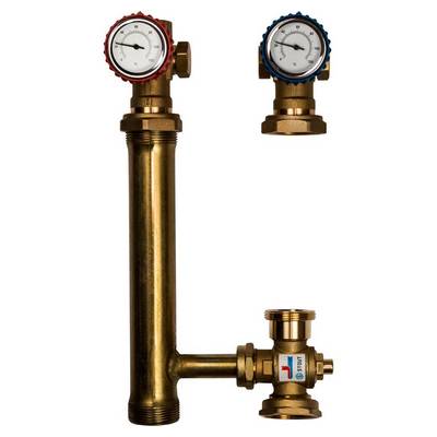 Насосная группа для твердотопливных котлов Ду25 в теплоизоляции (без насоса) Stout SDG-0014-002501