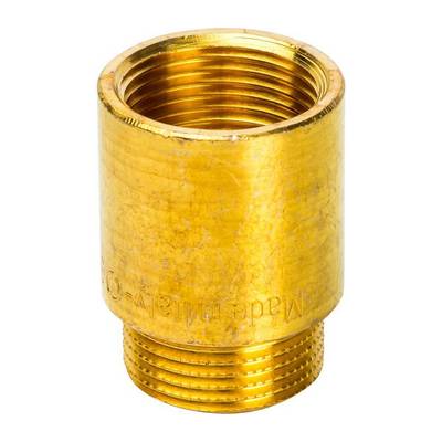 Удлинитель латунный внутренняя/наружная резьба Stout