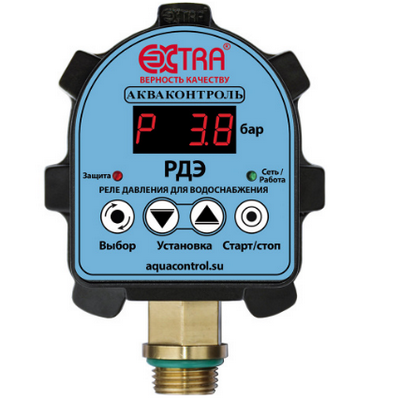 Реле давления электр. РДЭ 10-2,2 кВт-5% НАР 1/2" Extra Акваконтроль 1502150000