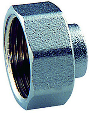 Муфта переходная внутренняя резьба хром FAR латунь