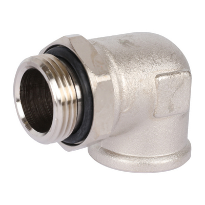 Смесительный узел для тёплого пола 30-60 °С (без насоса) Никель Stout SDG-0120-001000