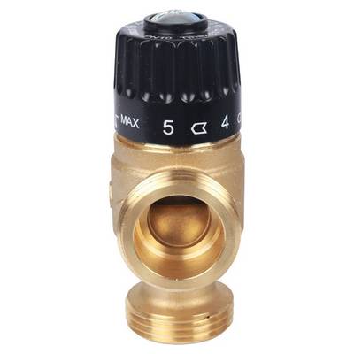 Клапан термостатический 30-65 °С KVs=2,3 м³/час с центральным смешением 1" НР Stout SVM-0125-236525