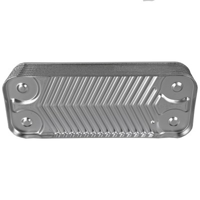 Теплообменник вторичный 14 пластин для котлов Ariston 65104333 Beretta14P (R8037)
