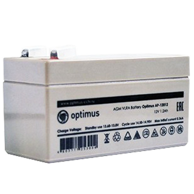 Аккумулятор ZONT Optimus (1,2A/h) АP12012 свинцово-кислотный ML00004298