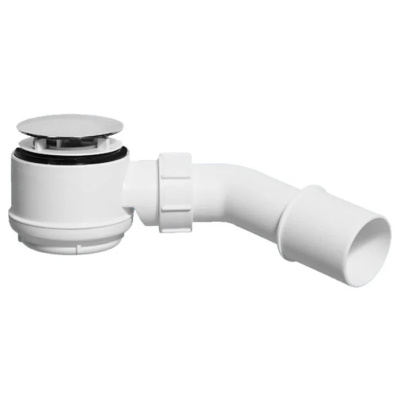 Сифон для душевого поддона D=70 мм 11/2"х40/50 пластик McAlpine MRS5C-SL-65