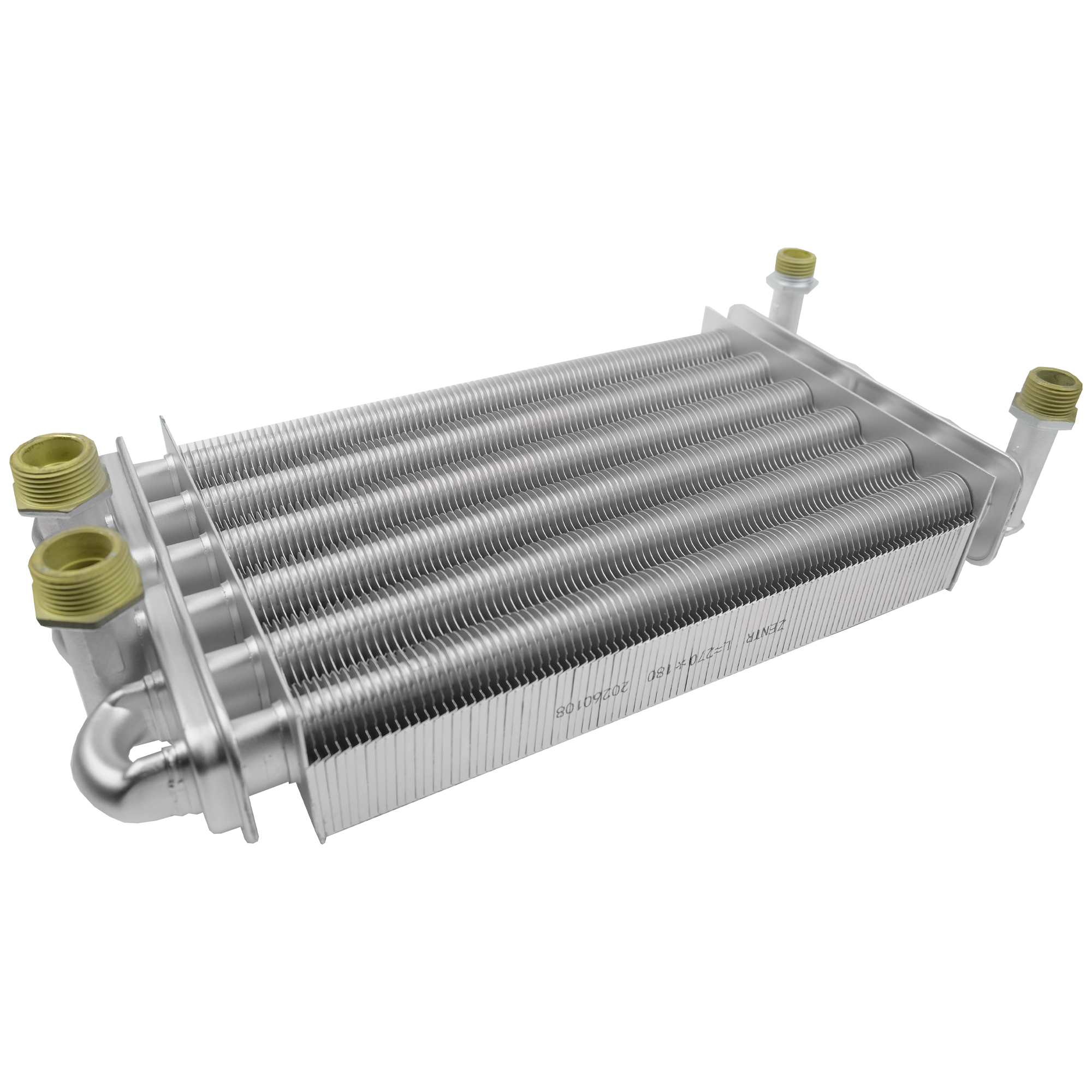 Теплообменник битермический для котлов Ariston, Neva lux, Biasi, Electrolux (998619)