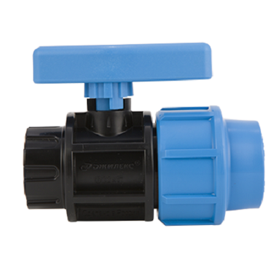 Кран шаровой обжимной ВР Ø32х1" пластиковый для труб ПНД с внутренней резьбой Джилекс 9370