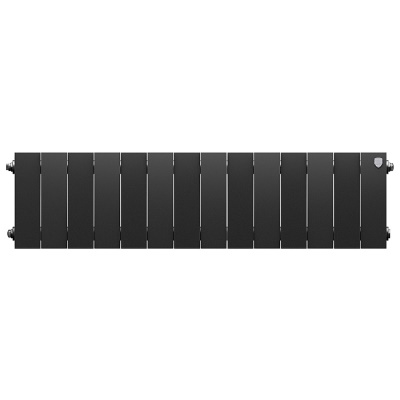 Радиаторы Royal Thermo PianoForte 200 Noir Sable биметаллические, чёрные боковое подключение