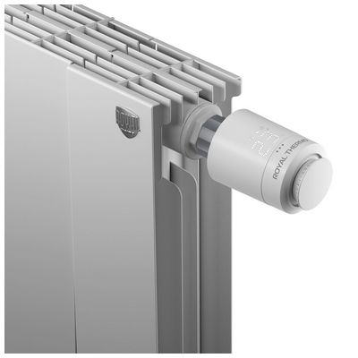 Головка термостатическая (термоголовка) M30х1,5 + Click Белый Royal Thermo Smart Heat RTE 77.001