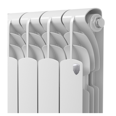 Радиаторы Royal Thermo Revolution 500 2.0 алюминиевые, секционные, белые боковое подключение