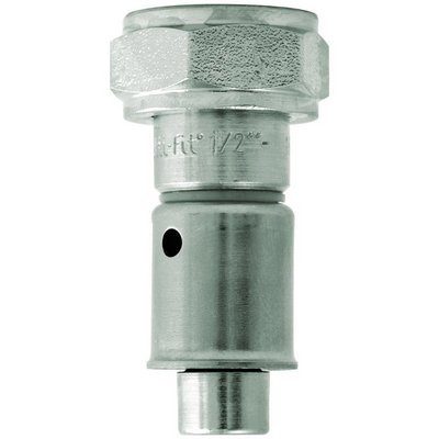 Соединение с НАКИДНОЙ ГАЙКОЙ НГ 16(2,0)х1/2" пресс для металлопластиковых труб Tim MULTI-FIT MF01-1602