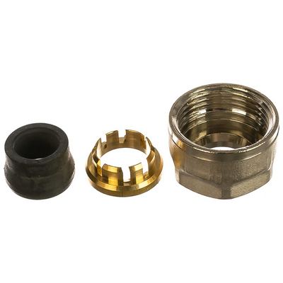 Соединитель коллекторный обжимной Elsen Ø15х3/4" ЕК евроконус для медной трубы EFB01.15Cu-EK