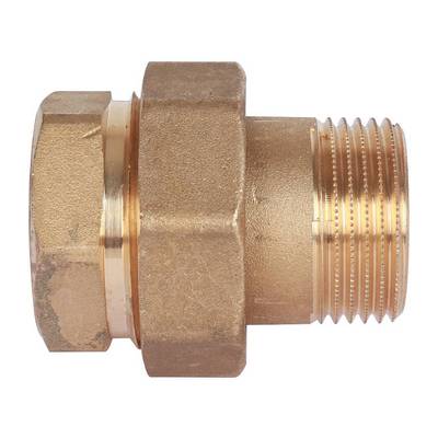 Американка латунная внутренняя/наружная резьба под конус с прокладкой O-ring Stout