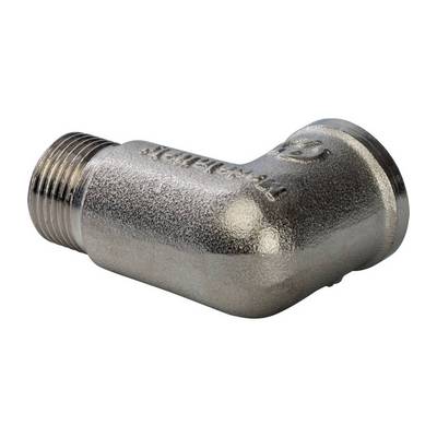 Угол латунный внутренняя/наружная резьба никелированный Stout