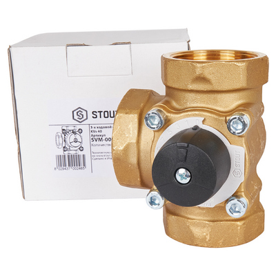 Смесительный клапан 3-ходовой с внутренней резьбой Stout SVM-0003