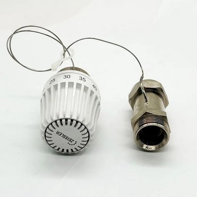 Головка термостатическая (термоголовка) 20-60 °C 3/4"ЕК Tim с выносным проточным сенсором TH-S-0801