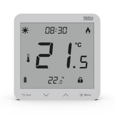 Терморегулятор проводной двухпозиционный суточный ST-T-3.1 Tech серия 5/10, с датчиком  влажности