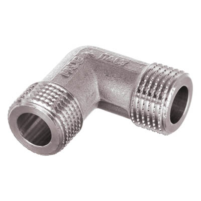 Угол наружная/наружная резьба Elsen TIN латунь