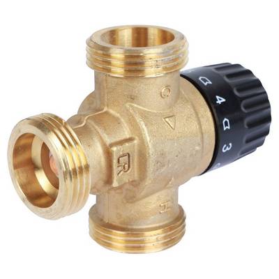 Термостатический клапан с центр. смешением 1" НАР Stout SVM-0125