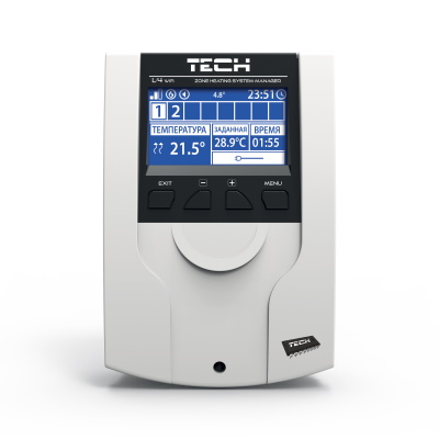 Контроллер термоэлектрических приводов Tech L-4 WiFi (8 зон) проводная-беспроводная