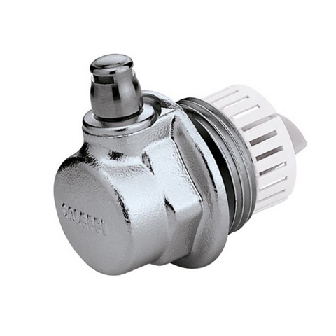 Воздухоотводчик для радиат. Caleffi 1" ЛЕВЫЙ Никель