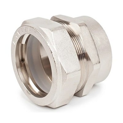 Соед. вн 40х11/2" Никель (ст. гофр. труба) Lavita